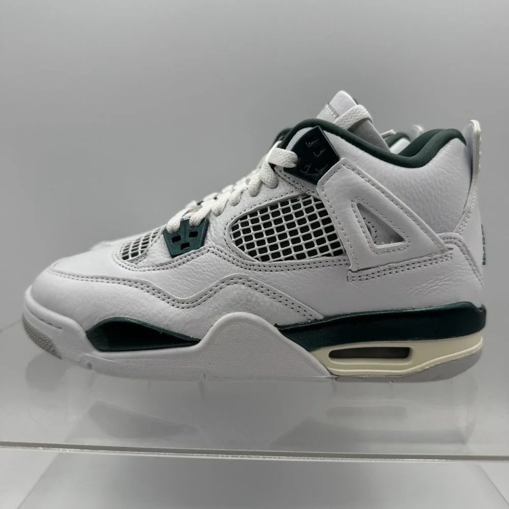 Brand New Nike Air Jordan IV 4 Retro Oxidized Green B-GRADE FQ8213-103 Size 4.5Y